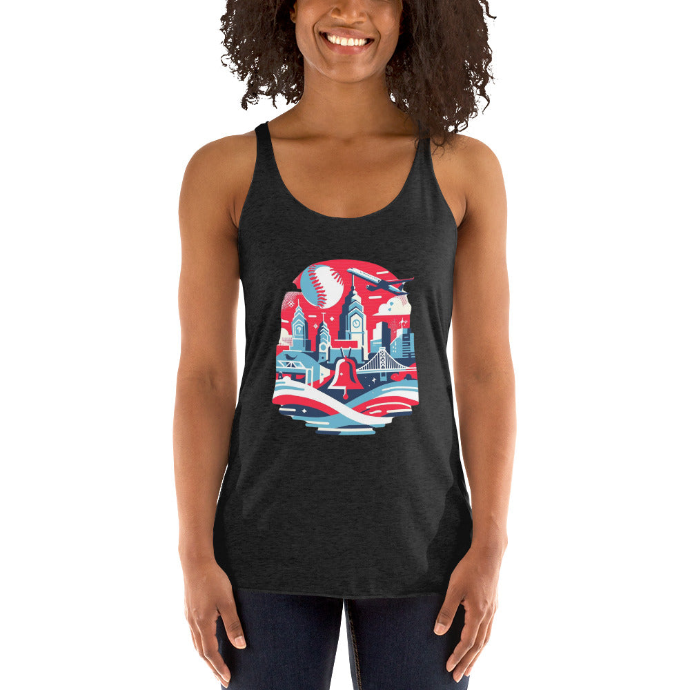 Women's Phillies Bell Fan Tank Top