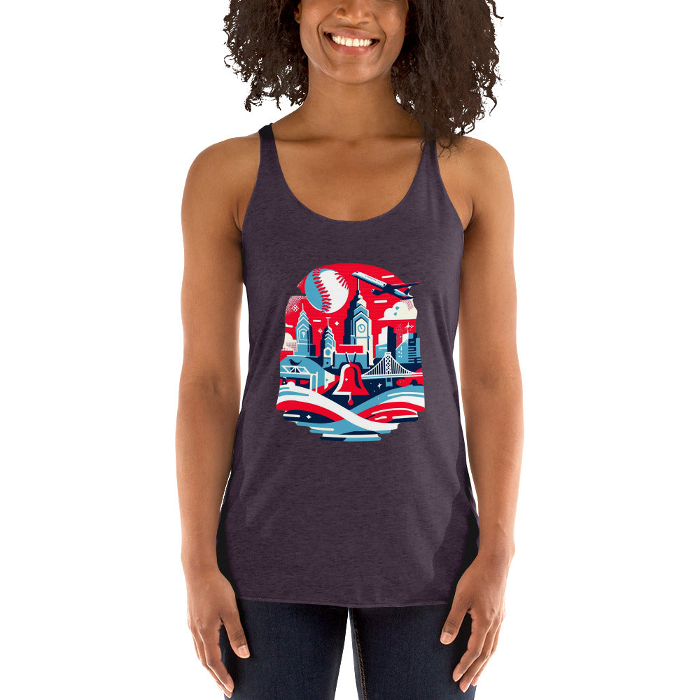 Women's Phillies Bell Fan Tank Top