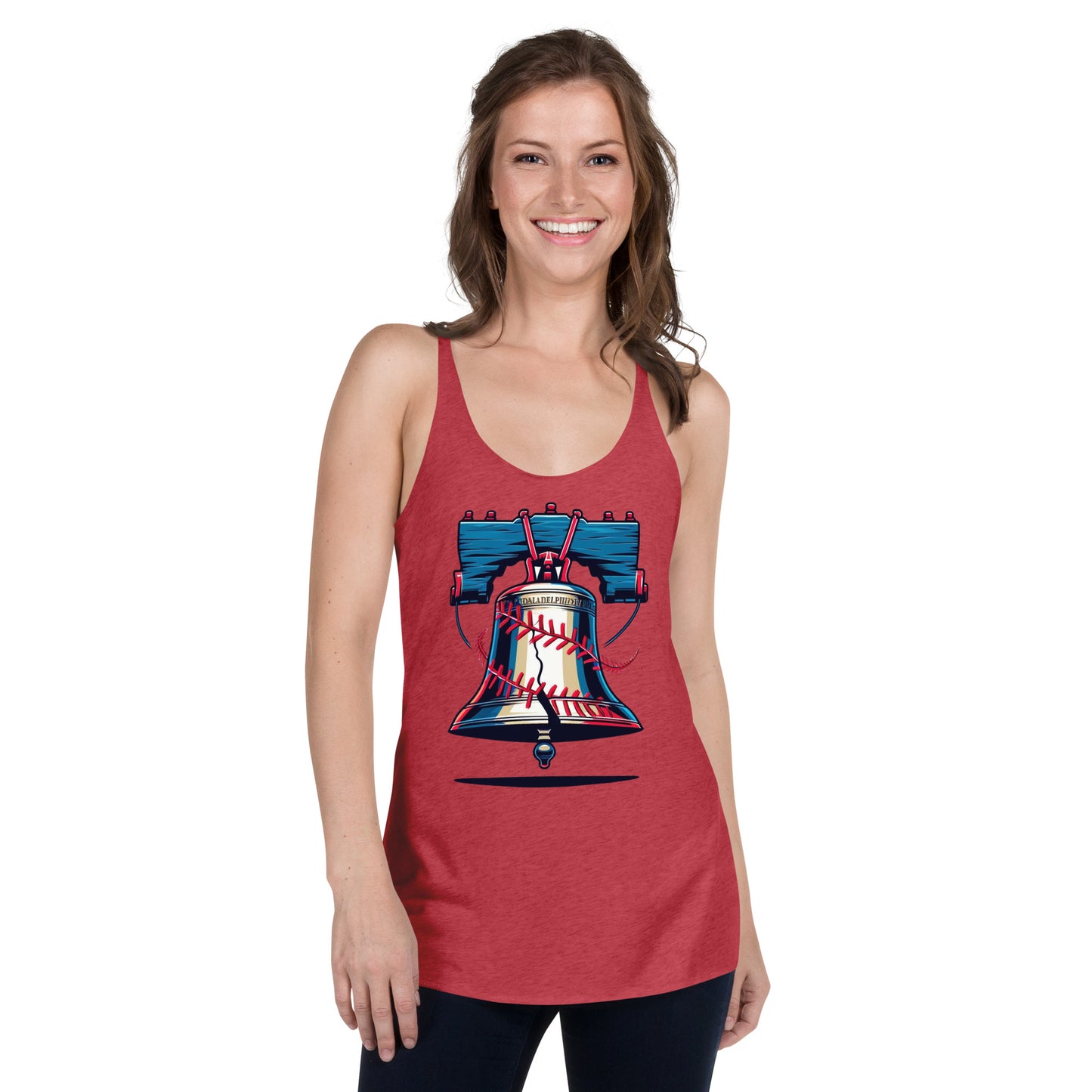 Women's Phillies Bell Fan Tank Top